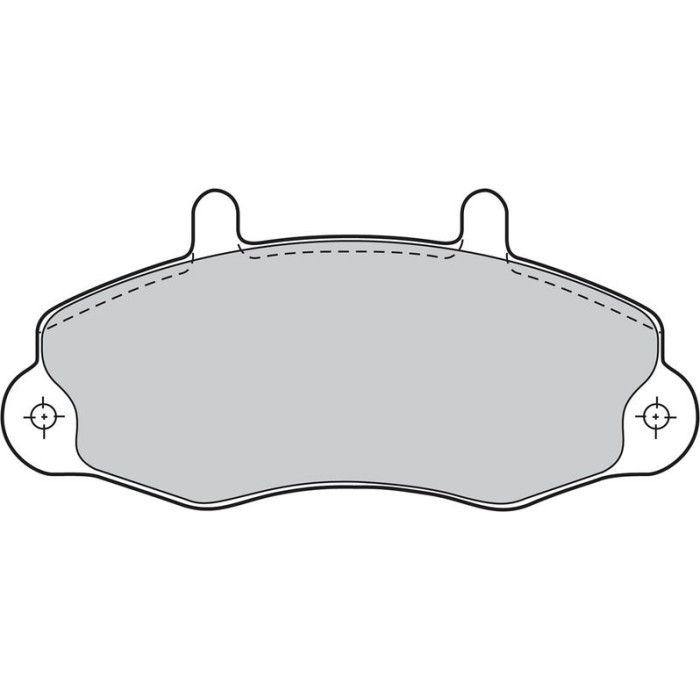 Valeo 598036 Bremsbelagsatz, Scheibenbremse Valeo 598036 Bremsbelagsatz, Scheibenbremse