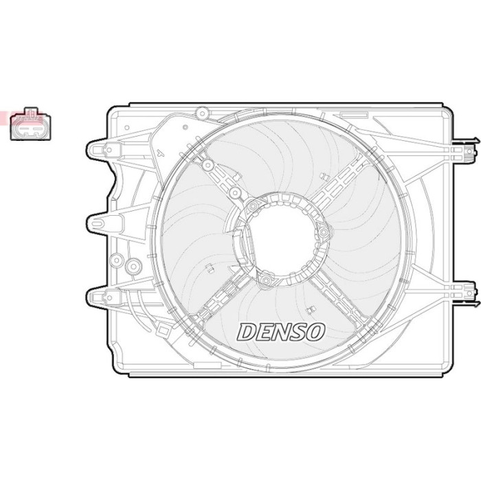 Denso DER09059 Lüfter, Motorkühlung