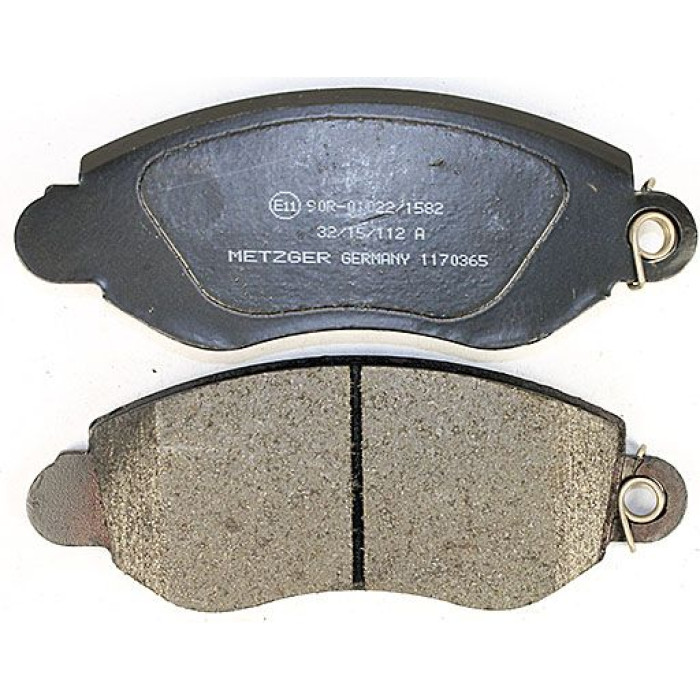 Metzger 1170365 Bremsbelagsatz, Scheibenbremse