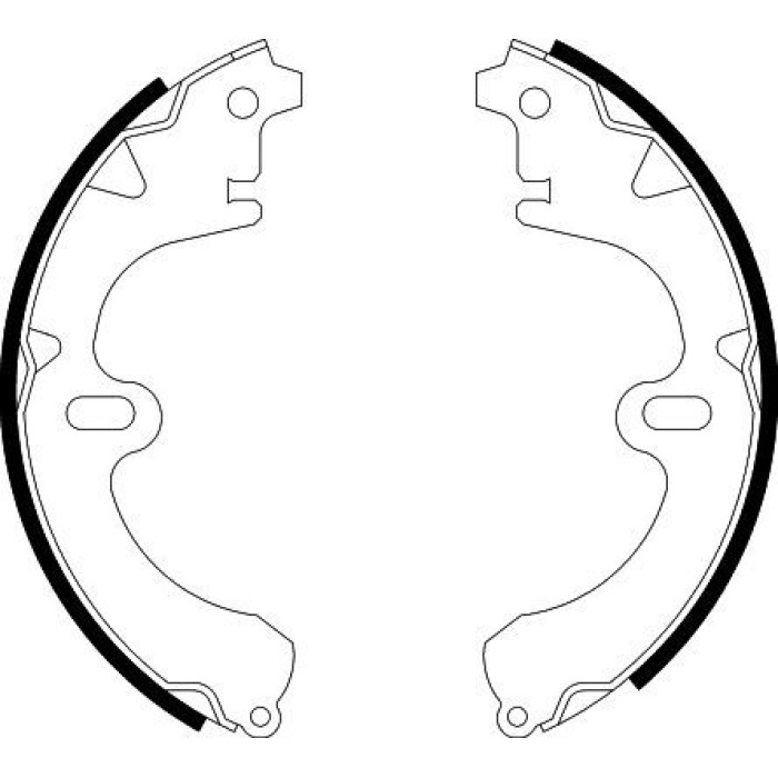 Hella 8DB 355 000-871 Bremsbackensatz