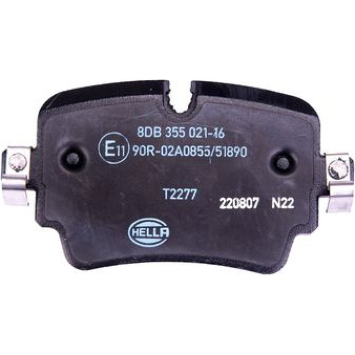 Hella 8DB 355 021-161 Bremsbelagsatz, Scheibenbremse