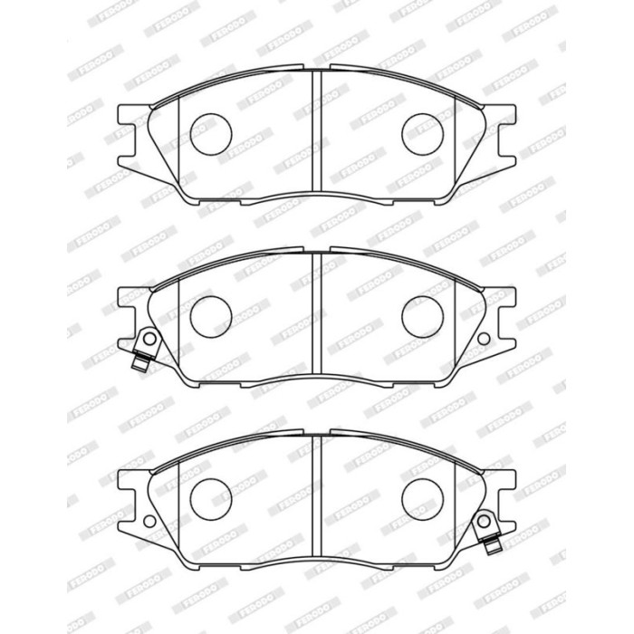 Ferodo FDB1888 Bremsbelagsatz, Scheibenbremse PREMIER ECO FRICTION Ferodo FDB1888 Bremsbelagsatz, Scheibenbremse PREMIER ECO FRICTION