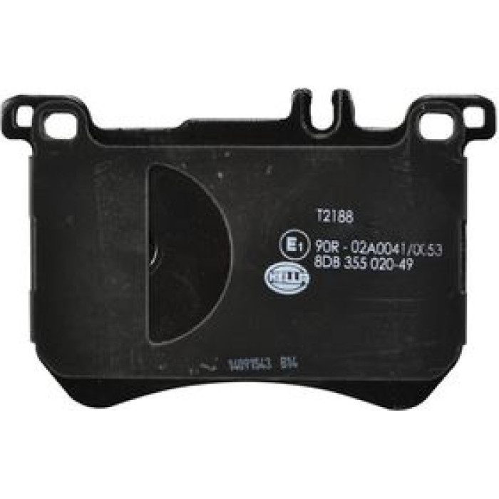 Hella 8DB 355 020-491 Bremsbelagsatz, Scheibenbremse