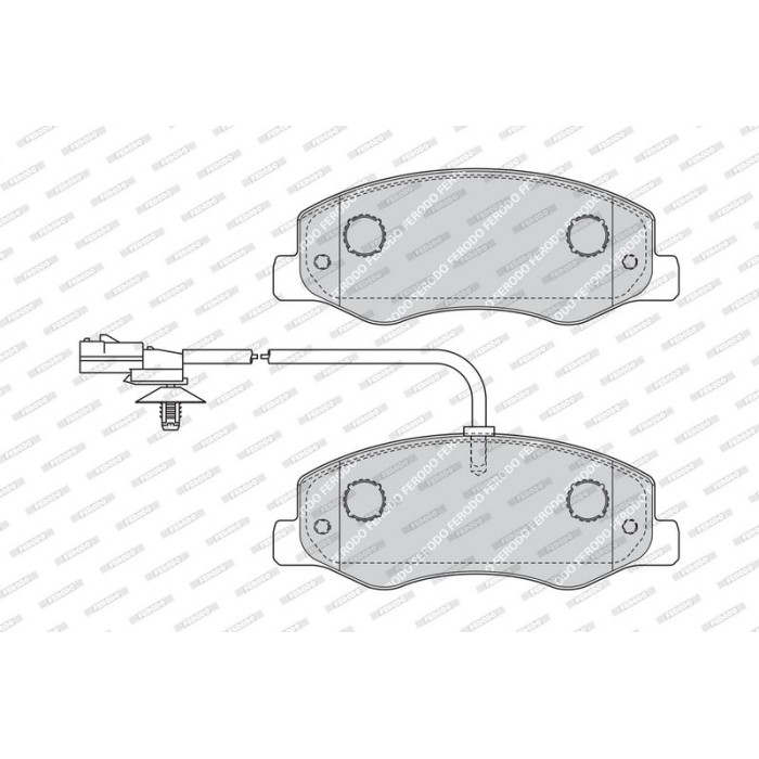 Ferodo FVR4349 Bremsbelagsatz, Scheibenbremse PREMIER ECO FRICTION Ferodo FVR4349 Bremsbelagsatz, Scheibenbremse PREMIER ECO FRICTION