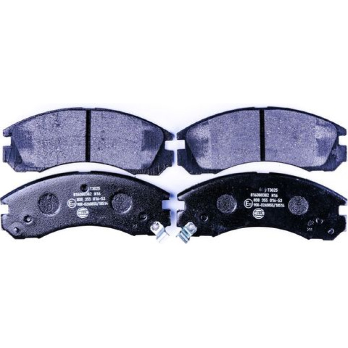 Hella 8DB 355 016-531 Bremsbelagsatz, Scheibenbremse Hella 8DB 355 016-531 Bremsbelagsatz, Scheibenbremse