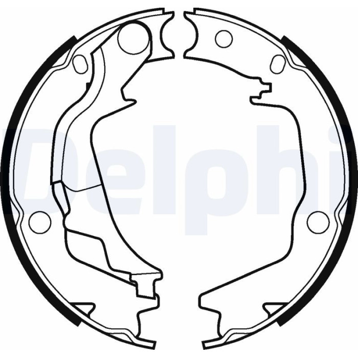 Delphi LS2042 Bremsbackensatz, Feststellbremse Delphi LS2042 Bremsbackensatz, Feststellbremse