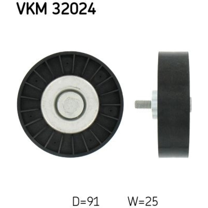 SKF VKM 32024 Umlenkrolle/Führungsrolle, Keilrippenriemen SKF VKM 32024 Umlenkrolle/Führungsrolle, Keilrippenriemen