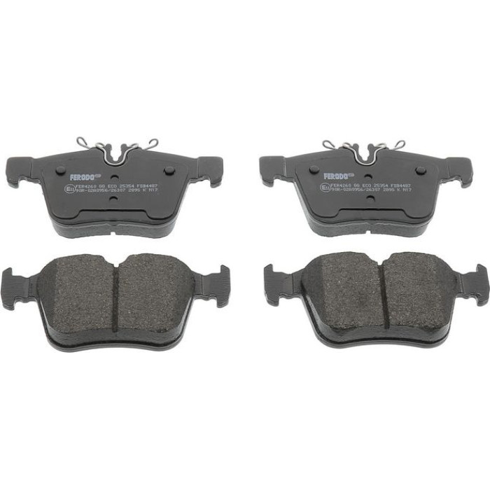Ferodo FDB4487 Bremsbelagsatz, Scheibenbremse PREMIER ECO FRICTION