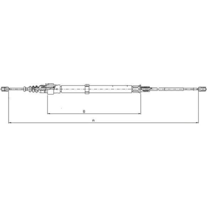 Textar 44006900 Seilzug, Feststellbremse Textar 44006900 Seilzug, Feststellbremse