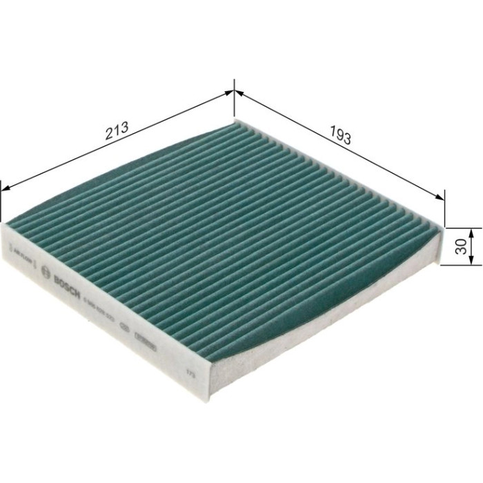 BOSCH 0 986 628 523 Innenraumfilter BOSCH 0 986 628 523 Innenraumfilter