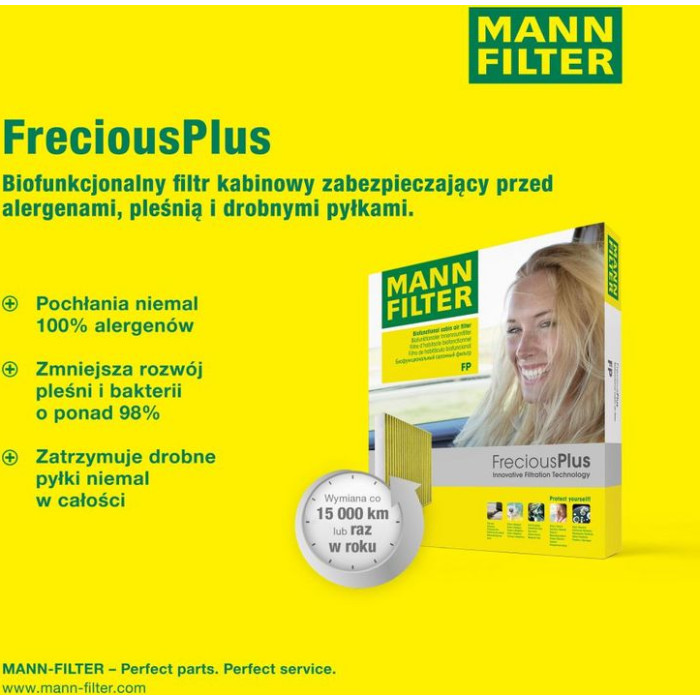 MANN-FILTER FP 23 024 Innenraumfilter Aktivkohlefilter
