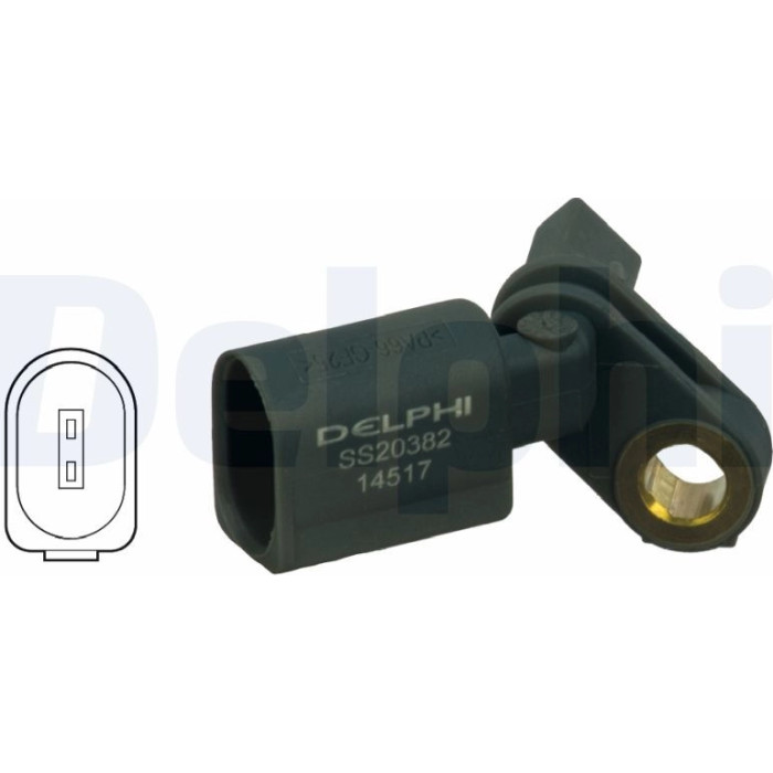 Delphi SS20382 Sensor, Raddrehzahl