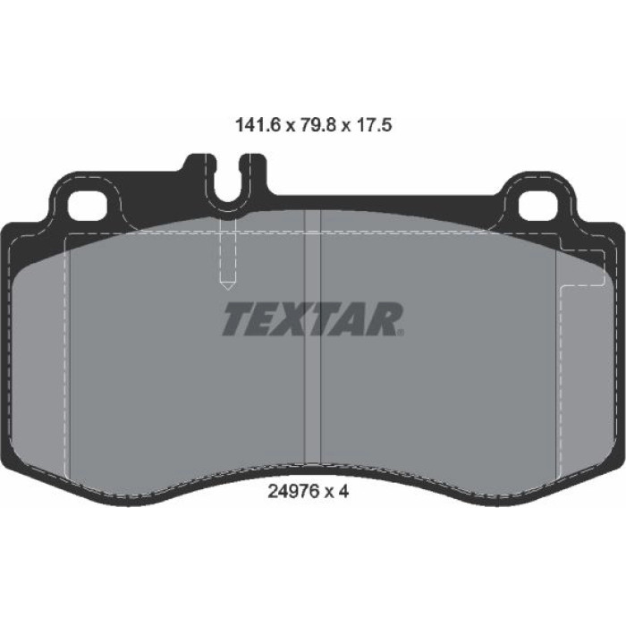 Textar 2497601 Bremsbelagsatz, Scheibenbremse Textar 2497601 Bremsbelagsatz, Scheibenbremse