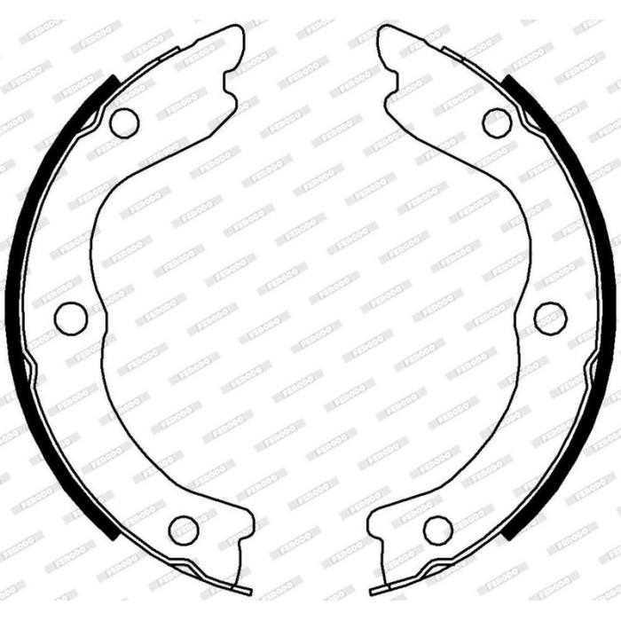 Ferodo FSB4004 Bremsbackensatz, Feststellbremse PREMIER Ferodo FSB4004 Bremsbackensatz, Feststellbremse PREMIER