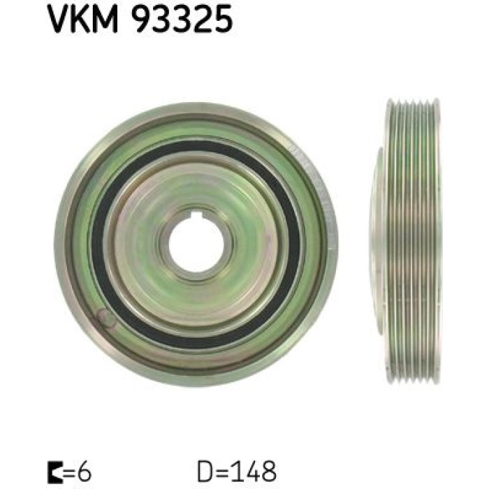 SKF VKM 93325 Riemenscheibe, Kurbelwelle SKF VKM 93325 Riemenscheibe, Kurbelwelle