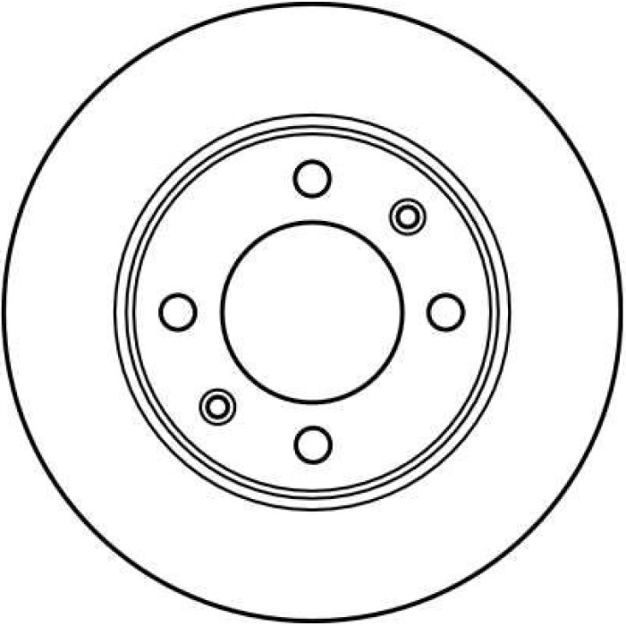 TRW DF2581 Bremsscheibe