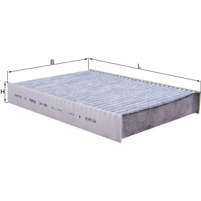 Knecht LAK 686 Filter, Innenraumluft Knecht LAK 686 Filter, Innenraumluft