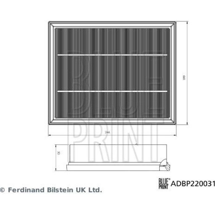 Blue Print ADBP220031 Luftfilter