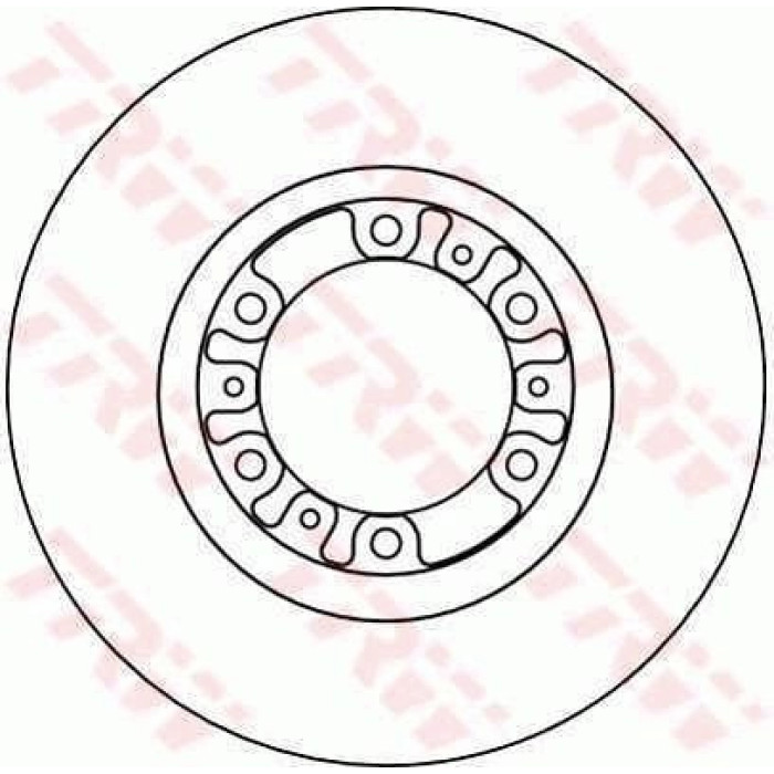 TRW DF4118 Bremsscheibe TRW DF4118 Bremsscheibe