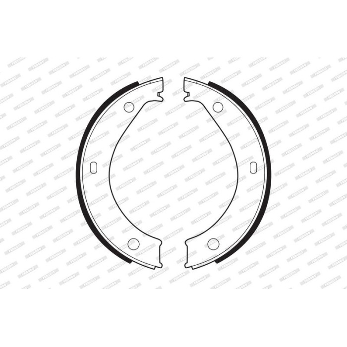 Ferodo FSB272 Bremsbackensatz, Feststellbremse PREMIER