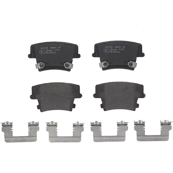 Brembo P 23 175 Bremsbelagsatz, Scheibenbremse PRIME LINE