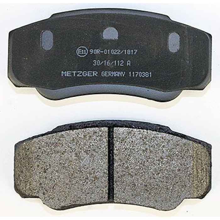 Metzger 1170381 Bremsbelagsatz, Scheibenbremse Metzger 1170381 Bremsbelagsatz, Scheibenbremse