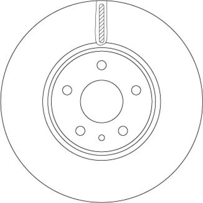 TRW DF6811 Bremsscheibe TRW DF6811 Bremsscheibe