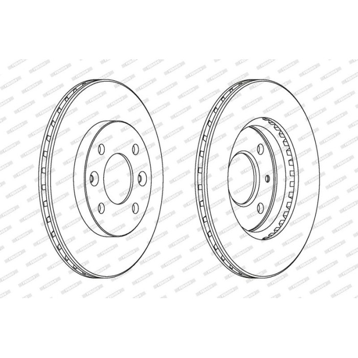 Ferodo DDF158C Bremsscheibe PREMIER Coat+ disc