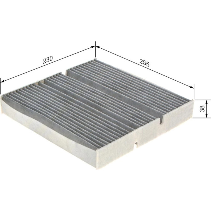 BOSCH 1 987 435 609 Filter, Innenraumluft BOSCH 1 987 435 609 Filter, Innenraumluft