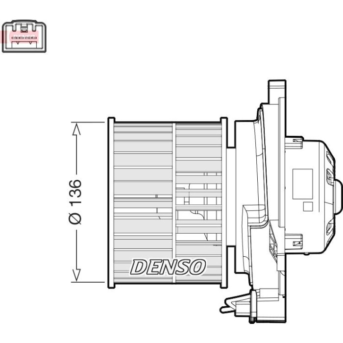 Denso DEA10055 Innenraumgebläse Denso DEA10055 Innenraumgebläse