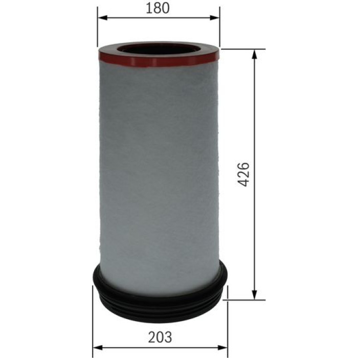 BOSCH F 026 400 684 Sekundärluftfilter