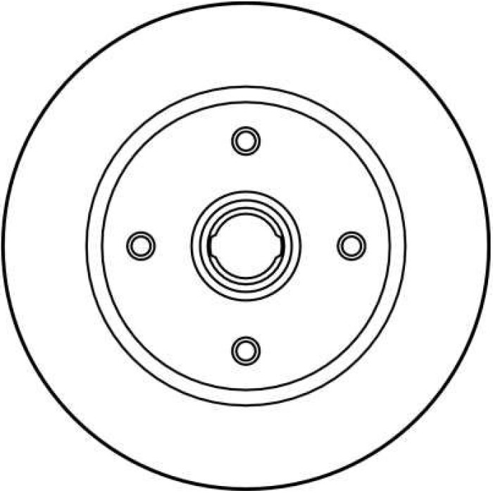 TRW DF1691 Bremsscheibe