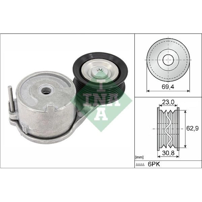 INA 534 0915 10 Riemenspanner, Keilrippenriemen INA 534 0915 10 Riemenspanner, Keilrippenriemen
