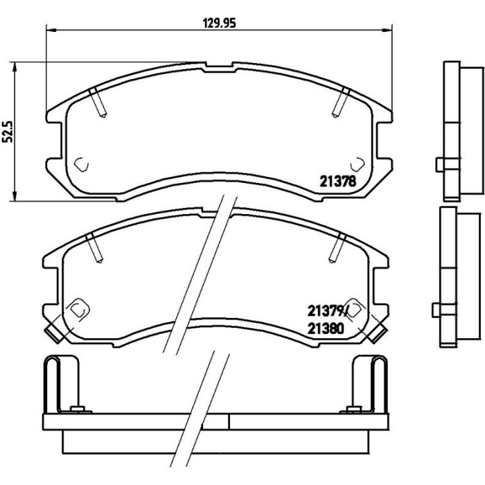 Brembo P 24 024 Bremsbelagsatz, Scheibenbremse PRIME LINE Brembo P 24 024 Bremsbelagsatz, Scheibenbremse PRIME LINE