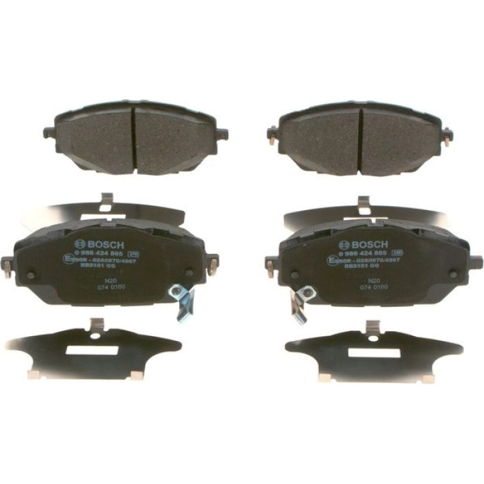 BOSCH 0 986 424 865 Bremsbelagsatz, Scheibenbremse BOSCH 0 986 424 865 Bremsbelagsatz, Scheibenbremse