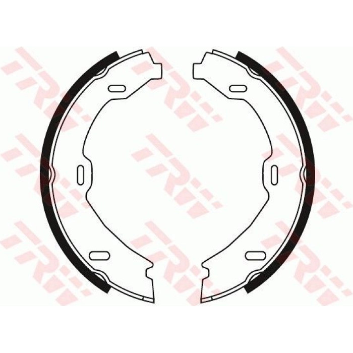 TRW GS8482 Bremsbackensatz, Feststellbremse TRW GS8482 Bremsbackensatz, Feststellbremse
