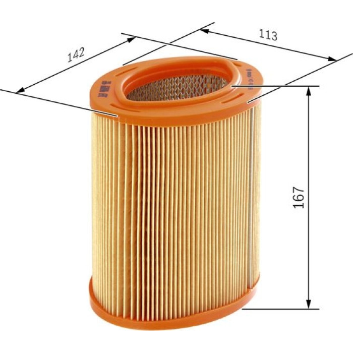 BOSCH 1 457 433 769 Luftfilter BOSCH 1 457 433 769 Luftfilter