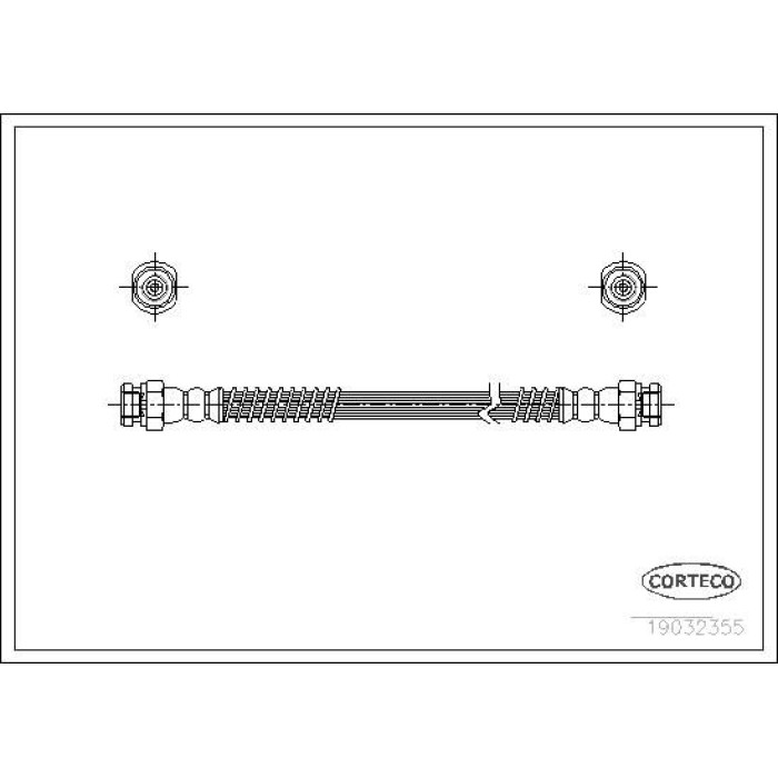 Corteco 19032355 Bremsschlauch