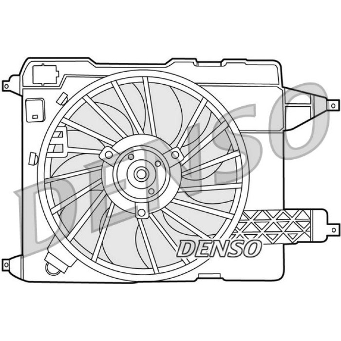 Denso DER23002 Lüfter, Motorkühlung Denso DER23002 Lüfter, Motorkühlung