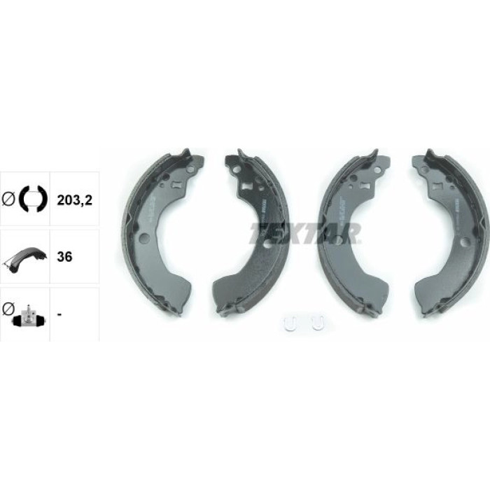Textar 91064400 Bremsbackensatz