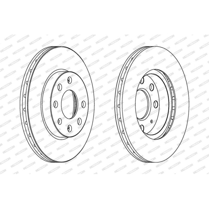 Ferodo DDF1130C Bremsscheibe PREMIER Coat+ disc