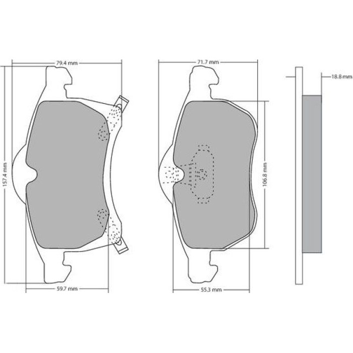 Metzger 1170091 Bremsbelagsatz, Scheibenbremse Metzger 1170091 Bremsbelagsatz, Scheibenbremse