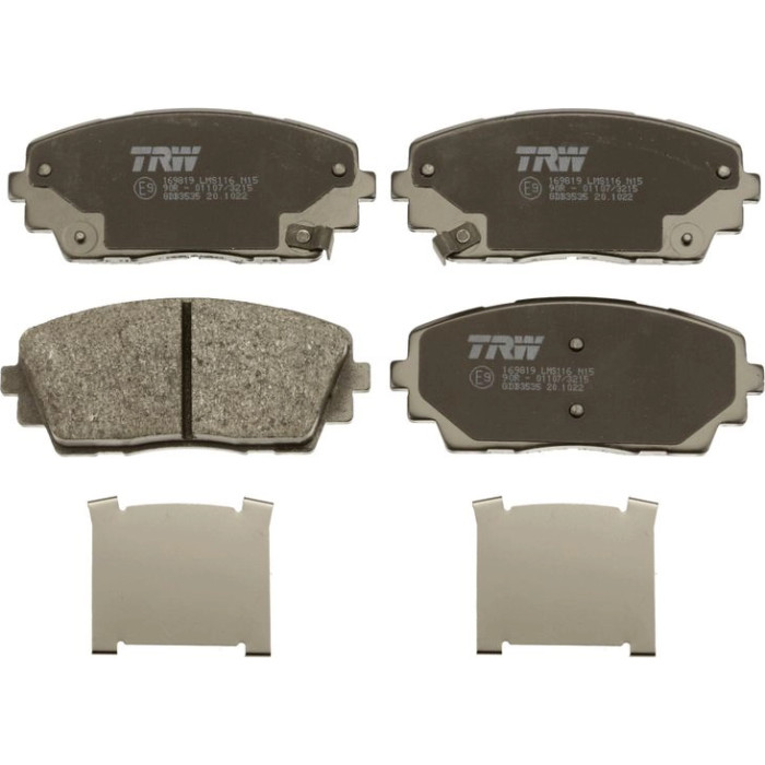 TRW GDB3535 Bremsbelagsatz, Scheibenbremse COTEC TRW GDB3535 Bremsbelagsatz, Scheibenbremse COTEC