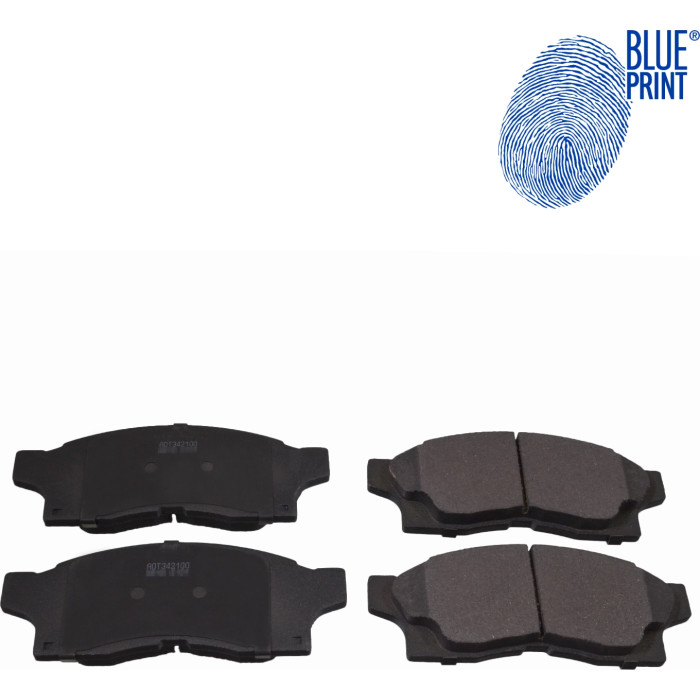 Blue Print ADT342100 Bremsbelagsatz, Scheibenbremse