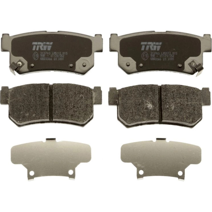 TRW GDB3366 Bremsbelagsatz, Scheibenbremse COTEC TRW GDB3366 Bremsbelagsatz, Scheibenbremse COTEC