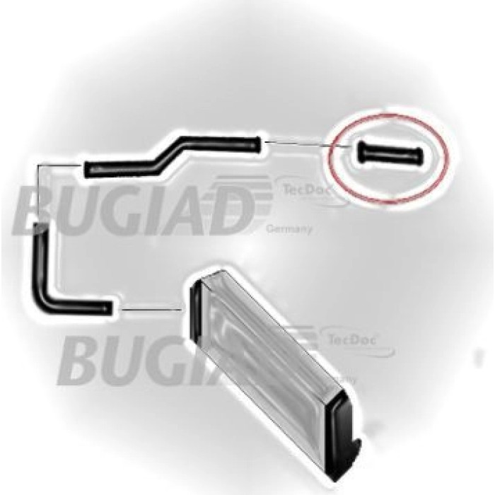 Bugiad 88621 Ladeluftschlauch Bugiad 88621 Ladeluftschlauch