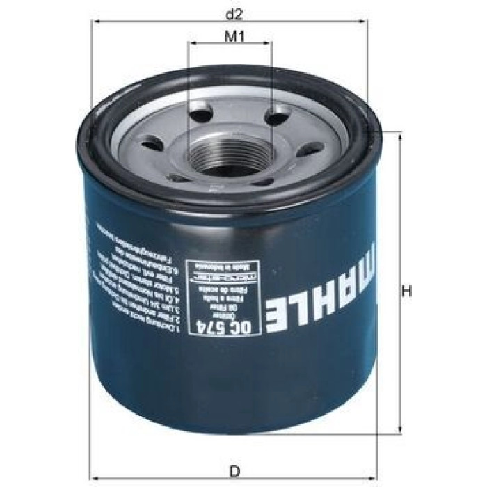 Knecht OC 574 Ölfilter Knecht OC 574 Ölfilter