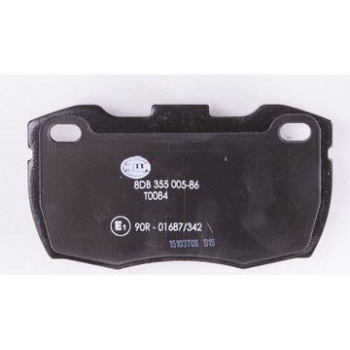 Hella 8DB 355 005-861 Bremsbelagsatz, Scheibenbremse Hella 8DB 355 005-861 Bremsbelagsatz, Scheibenbremse