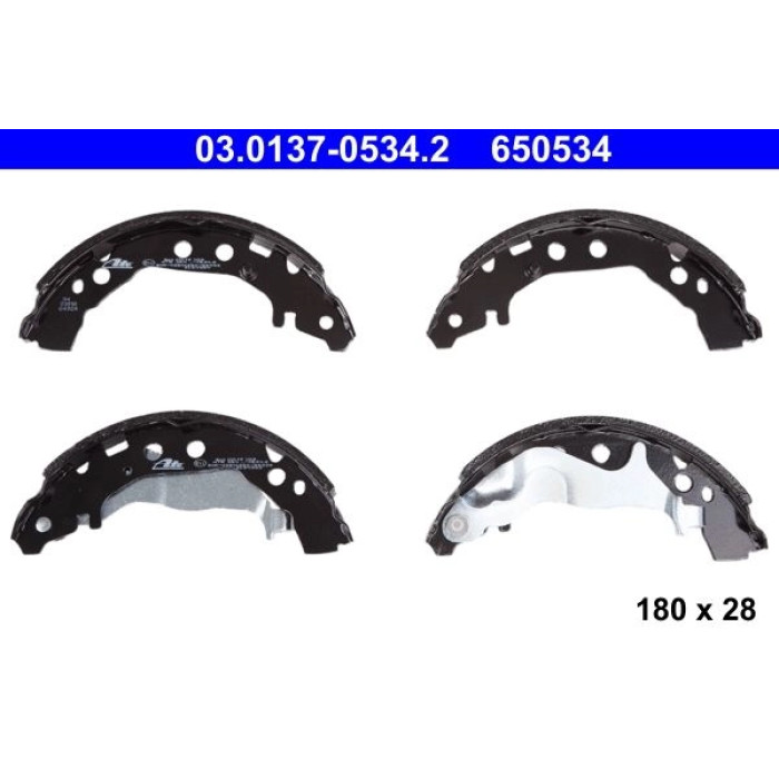ATE 03.0137-0534.2 Bremsbackensatz ATE 03.0137-0534.2 Bremsbackensatz