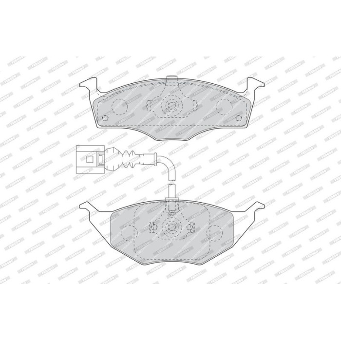 Ferodo FDB1633 Bremsbelagsatz, Scheibenbremse PREMIER ECO FRICTION